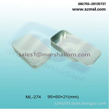 slide tin box, candy box, mint tin box, metal box